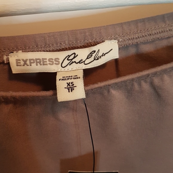 New taupe Express bodysuit size XS - Picture 3 of 4